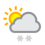 Moderate or heavy snow showers